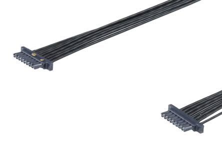 Molex 8 Way Female Crimped Terminal to 8 Way Female Crimped Terminal Wire to Board Cable Assembly, 600mm [2262021084]; 536-664