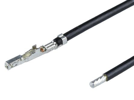 Molex 1 Way Female Crimped Terminal to 1 Way Male Crimped Terminal Wire to Board Cable Assembly, 450mm [2240881115]; 536-678