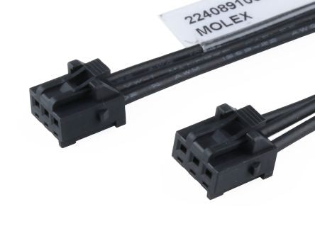 Molex 3 Way Female Crimped Terminal to 3 Way Female Crimped Terminal Wire to Board Cable Assembly, 150mm [2240891032]; 536-684