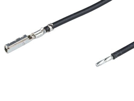 Molex 1 Way Female Crimped Terminal to 1 Way Male Crimped Terminal Wire to Board Cable Assembly, 150mm [2244521112]; 536-702