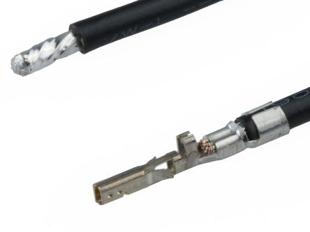 Molex Female Micro-Fit to Male Pigtail Pre-Crimped Lead, 300mm, 16AWG, Black [367693063]; 536-786
