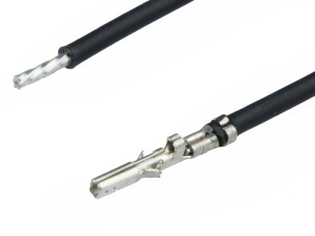 Molex Female Micro-Fit to Male Pigtail Pre-Crimped Lead, 300mm, 20AWG, Black [367693068]; 536-792