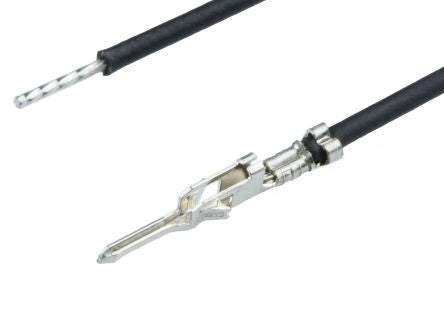 Molex Male Micro-Fit to Male Pigtail Pre-Crimped Lead, 300mm, 24AWG, Black [367693070]; 536-794