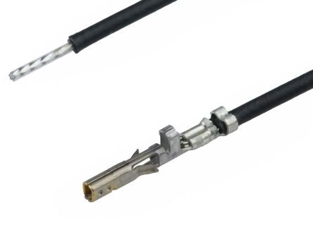 Molex Female Micro-Fit to Male Pigtail Pre-Crimped Lead, 300mm, 24AWG, Black [367693071]; 536-796