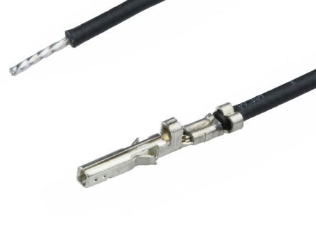 Molex Female Micro-Fit to Male Pigtail Pre-Crimped Lead, 300mm, 24AWG, Black [367693072]; 536-797