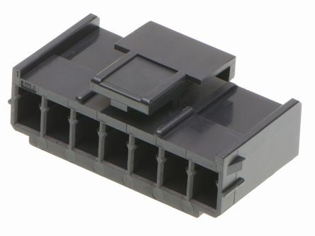 Molex, 511630 Receptacle Connector Housing, 2.5mm Pitch, 7 Way, 1 Row [511630741]; 536-799