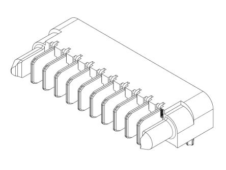 Molex PCB Receptacle for use with Board-to-Board, Power [2195620010]; 536-819