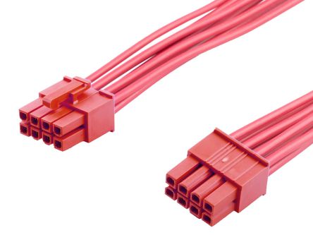 Molex 8 Way Female Crimped Terminal to 8 Way Female Crimped Terminal Wire to Board Cable Assembly, 300mm [2261961083]; 536-864