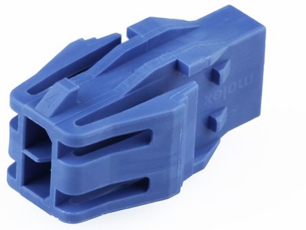 Molex 21592 Series Vertical Panel PCB Header, 4 Contact(s), 3 mm Pitch, 2 Row(s), Shrouded [2159220430]; 536-875