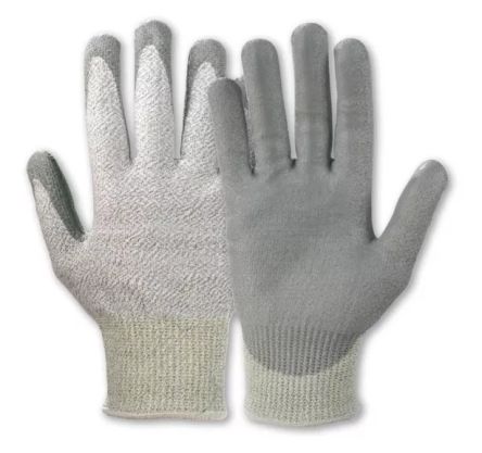 Honeywell Safety Waredex Work Grey Polyamide Cut Resistant Work Gloves, Size 8, Polyurethane Coating [055008841E]; 537-412