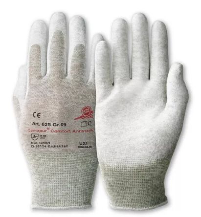 Honeywell Safety Camapur Comfort Antistatik Beige Polyamide Oil Grip, Oil Repellent Work Gloves, Size 9, Polyurethane [062509941E]; 537-443