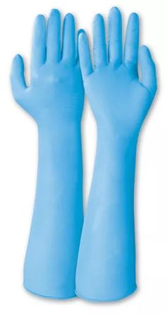 Honeywell Safety SivoChem Blue Nitrile Chemical Resistant, General Purpose Work Gloves, Size 8 [075908088P]; 537-526