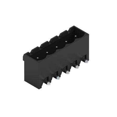 Wurth Elektronik WR-TBL Series Horizontal Through Hole PCB Header, 5 Contact(s), 5 mm Pitch, 1 Row(s), Shrouded [691701710105B]; 553-487