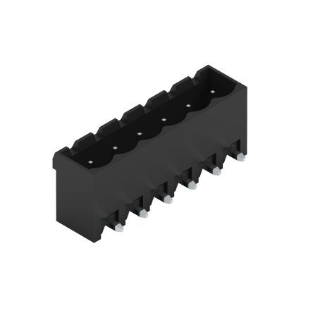 Wurth Elektronik WR-TBL Series Horizontal Through Hole PCB Header, 6 Contact(s), 5 mm Pitch, 1 Row(s) [691701710106B]; 553-489