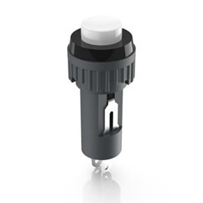 RAFI 1.10 Series Illuminated Push Button Switch, Momentary, Through Hole, 9.1mm Cutout, 1 NO, 24V, IP40 [1.10.107.011/0205]; 553-880