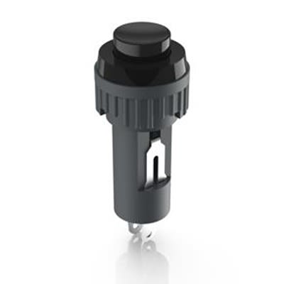 RAFI 1.10 Series Illuminated Push Button Switch, Momentary, Through Hole, 9.1mm Cutout, 1 NO, 24V, IP40 [1.10.107.011/0104]; 553-883
