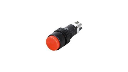 RAFI 1.15 Series Illuminated Push Button Switch, Momentary, Through Hole, 9.1mm Cutout, 1 NC + 1 NO, 24V, IP40 [1.15.106.301/0313]; 553-886