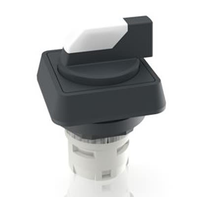 RAFI Selector Switch - 16.2mm Cutout Diameter, Illuminated 1 Positions [1.30.073.600/0200]; 554-117