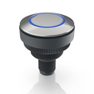 RAFI RAMO 30 T Series Blue Indicator, 20 → 28V dc, 30.3mm Mounting Hole Size, Threaded Ring Termination, IP66, [1.11.011.801/0600]; 554-165