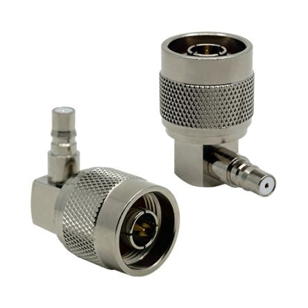 Siretta Straight Coaxial Adapter QMA Socket to N Plug Plug [ADAPT/QMAF/N-TYPEM/RA]; 554-236