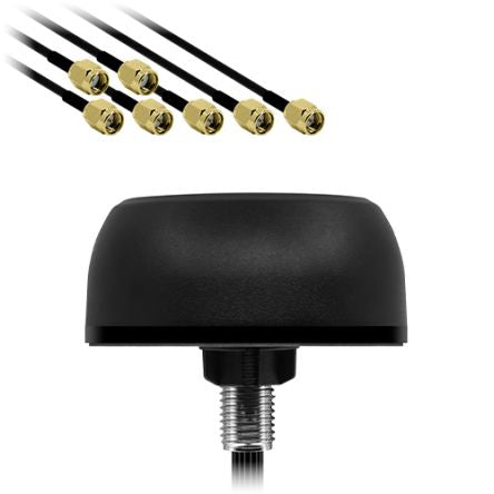 Siretta TANGO57/MIMO/221/1M/SMAM/RP-SMAM Dome Omnidirectional GSM & GPRS Antenna with SMA, SMA RP Connector [TANGO57/MIMO/221/1M/SMAM/RP-SMAM]; 554-246