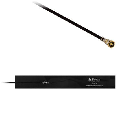 Siretta ECHO47/0.1M/SMAM/36 PCB Multiband Antenna with IPEX, UFL Connector [ECHO47/0.1M/SMAM/36]; 554-249