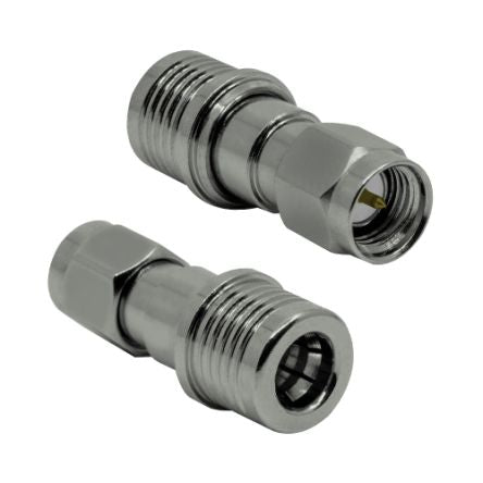 Siretta Straight Coaxial Adapter QMA Plug to SMA Plug [ADAPT/QMAM/SMAM]; 554-256