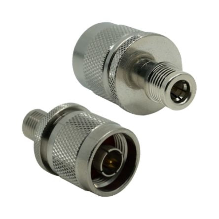 Siretta Straight Coaxial Adapter QMA Plug to N Plug Plug [ADAPT/QMAM/N-TYPEM]; 554-258