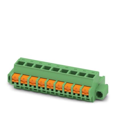 Phoenix Contact, 5.08mm Pitch, FKCOR, 9 Way, , Pluggable Terminal Block, Plug, Screw Mount, Push In Spring Termination, [1861535]; 554-878
