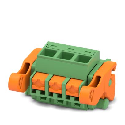 Phoenix Contact, 5.08mm Pitch, FKCOR, 3 Way, , Pluggable Terminal Block, Plug, PCB Mount, Push In Spring Termination, [1861700]; 554-880