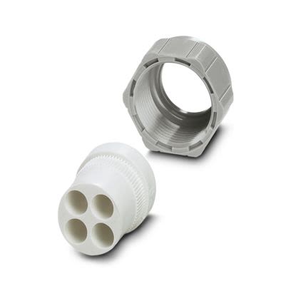 Phoenix Contact VARIOCON Series Grey Cable Gland, PG21 Thread, 7.5mm min., 8mm max., IP65 [1885606]; 554-893