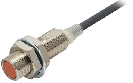 Omron Proximity Barrel Proximity Sensor, M12, 3 mm Detection NO, 12 → 24 V dc [E2E-X3D1-N 2M]; 555-961