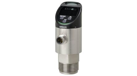 Omron E8PC Series Pressure Sensor, -0.1MPa Min, 1MPa Max, IO Link, NPN, PNP Output, Gauge Reading [E8PC010STE]; 555-969