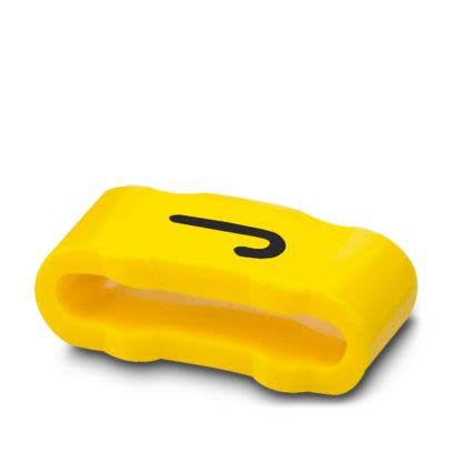 Phoenix Contact SD-WMTBS Slide On Cable Marker, Yellow, Pre-printed "Letters", 10 → 136mm Cable, for Conductor [0826611:J]; 556-035