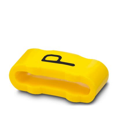 Phoenix Contact SD-WMTBS Slide On Cable Marker, Yellow, Pre-printed "Letters", 10 → 136mm Cable, for Conductor [0826611:P]; 556-038