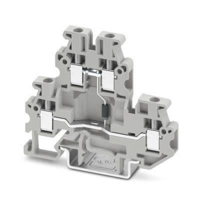 Phoenix Contact 1066346 MUTTB Series Grey, 2.5mm², 2-Level, Screw Termination [1066346]; 556-071