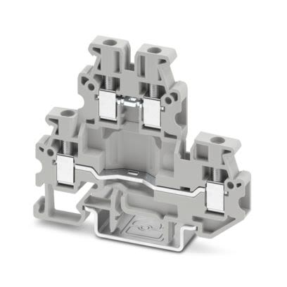 Phoenix Contact 1066350 MUTTB Series Grey, 2.5mm², 2-Level, Screw Termination [1066350]; 556-072