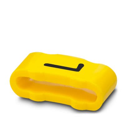 Phoenix Contact SD-WMTBS Slide On Cable Marker, Yellow, Pre-printed "Letters", 10 → 136mm Cable, for Conductor [0826611:L]; 556-127