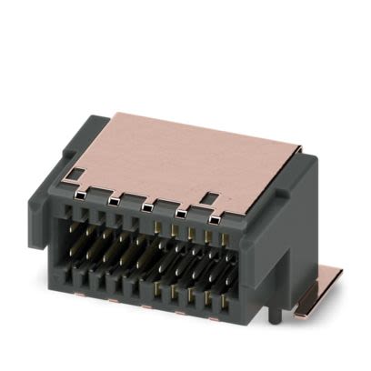 Phoenix Contact FP Series Solder PCB Header, 20 Contact(s), 0.8 mm Pitch, 2 Row(s), Shrouded [1053615]; 556-173