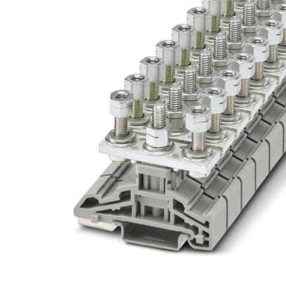 Phoenix Contact 1055643 HV M6/2 Series Grey, 2.5 → 35mm², 2-Level, Push In Termination, Fused [1055643]; 556-183