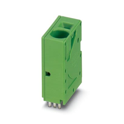 Phoenix Contact SPT Series PCB Terminal Block, 1-Contact, 10mm Pitch, Wave Soldering, 1-Row, Push In Spring Termination [1016011]; 556-194