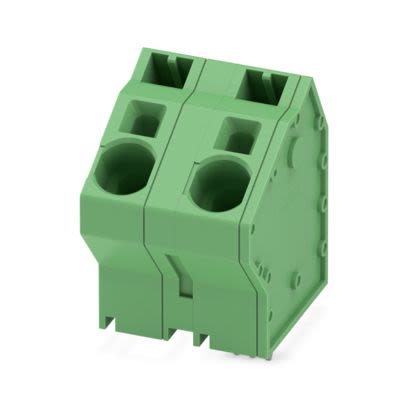 Phoenix Contact SPTA Series PCB Terminal Block, 2-Contact, 15mm Pitch, Wave Soldering, 1-Row, Push In Spring Termination [1034122]; 556-204