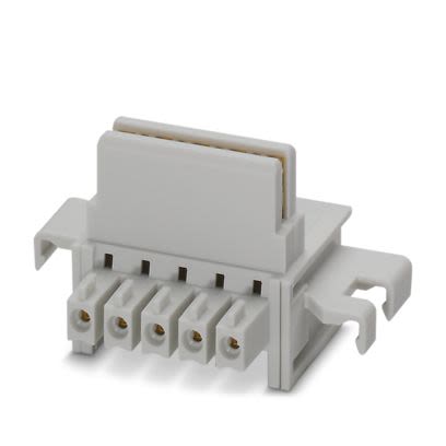 Phoenix Contact TBUS Series BUS Connector for Use with DIN Rail Terminal, 8A [1090049]; 556-262