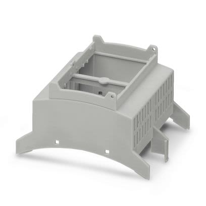 Phoenix Contact DIN Rail Housing Enclosure Type BC Series , 71.6 x 89.7 x 54.85mm, Polycarbonate DIN Rail Enclosure [1091777]; 556-264