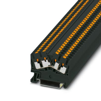 Phoenix Contact 1094477 PTS Series Black, 2.5mm², 1-Level, Push In Termination [1094477]; 556-267