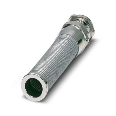 Phoenix Contact G-INB Series Silver Nickel Plated Brass Cable Gland, M25 Thread, 9mm min., 17mm max., IP68, IP69 [1415183]; 556-327