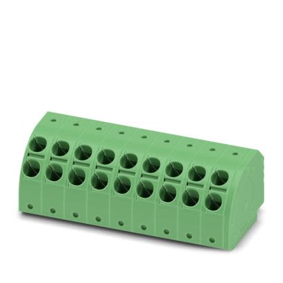 Phoenix Contact, 5mm Pitch, 5/..-PH, PTDA 2, 18 Way, , Pluggable Terminal Block, Plug, PCB Mount, Push In Spring [1725649]; 556-331