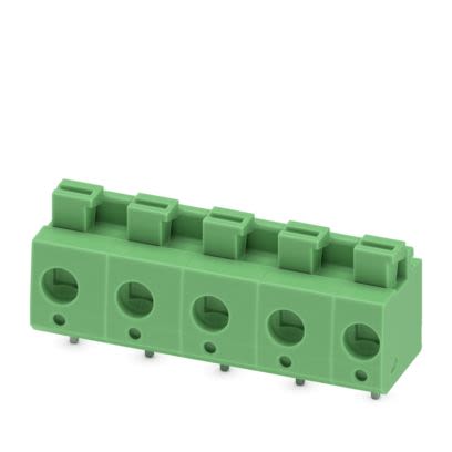 Phoenix Contact PTS Series PCB Terminal Block, 5-Contact, 7.5mm Pitch, Wave Soldering, 1-Row, Push In Spring Termination [1703087]; 556-368