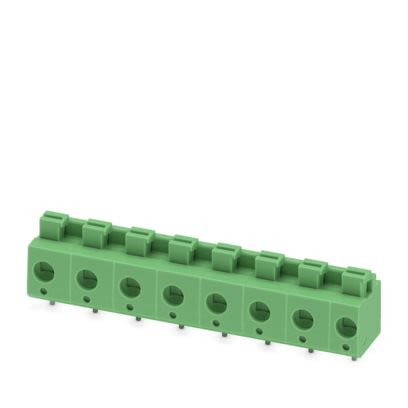 Phoenix Contact PTS Series PCB Terminal Block, 8-Contact, 7.5mm Pitch, Wave Soldering, 1-Row, Push In Spring Termination [1703091]; 556-369