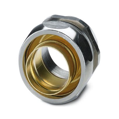 Phoenix Contact WP-G Series Silver Nickel Plated Brass Cable Gland, PG29 Thread, 27.5mm min., 36mm max., IP65 [3241056]; 556-400